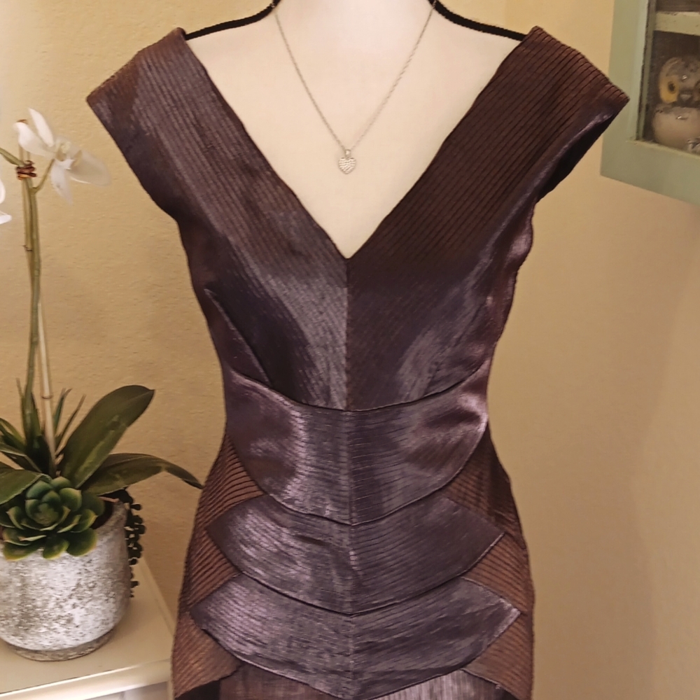 Maggy London Purple Sheath Dress - Picture 2 of 11